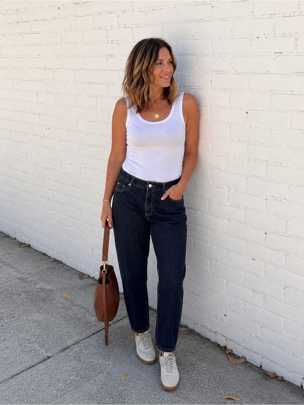 BDG Dark Blue High Waist Ankle Jeans 31